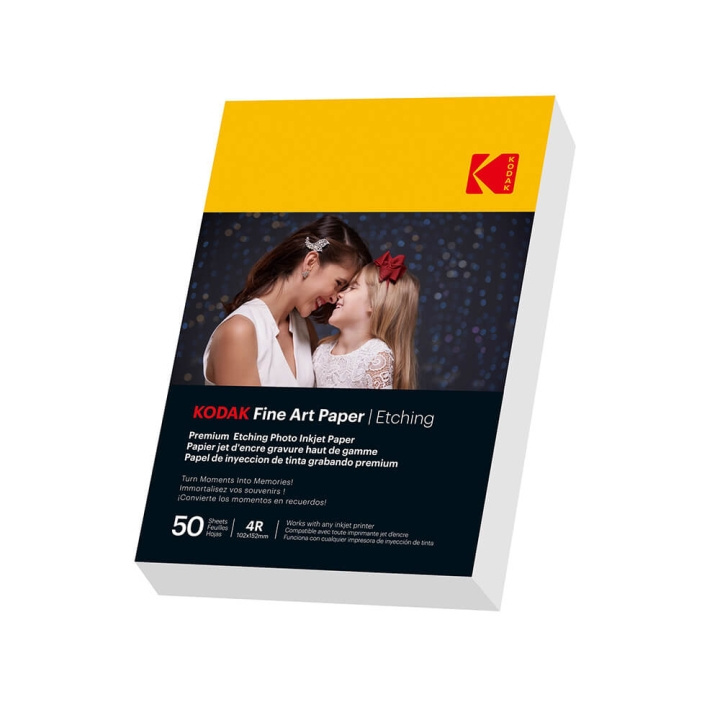 Kodak 10x15cm Fine Art Fotopapir 210g/m² 50 Ark i gruppen HJEMMEELEKTRONIK / Foto og video / Fotografi udstyr / Andet hos TP E-commerce Nordic AB (C38709)