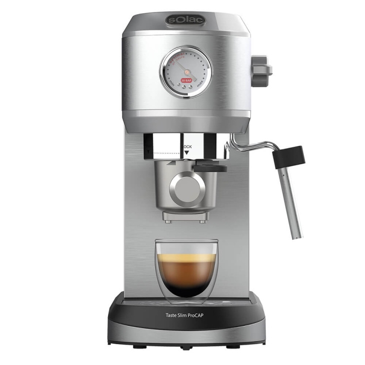 Solac Espressomaskine Taste Slim ProCAP i gruppen HJEM, HUS & HAVE / Husholdningsapparater / Kaffe og espresso / Espressomaskiner hos TP E-commerce Nordic AB (C38764)