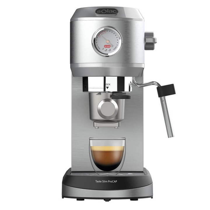 SOLAC Espressomaskine Taste Slim ProCAP i gruppen HJEM, HUS & HAVE / Husholdningsapparater / Kaffe og espresso / Espressomaskiner hos TP E-commerce Nordic AB (C38764)