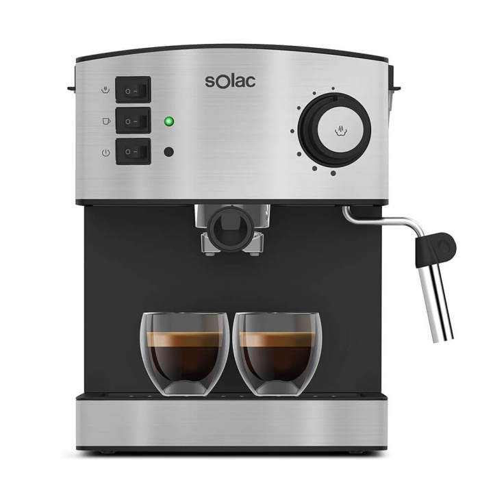 SOLAC Espressomaskine Taste Classic M80 Inox i gruppen HJEM, HUS & HAVE / Husholdningsapparater / Kaffe og espresso / Espressomaskiner hos TP E-commerce Nordic AB (C38768)
