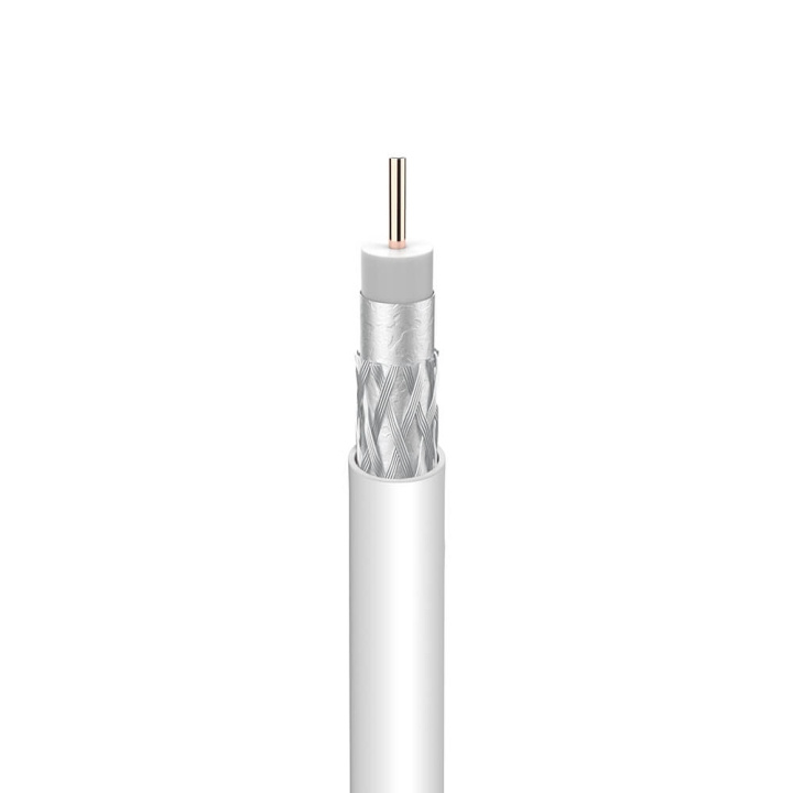 Televes Antennekabel 0,8/3,5/5,0 100m Hvid i gruppen HJEMMEELEKTRONIK / Kabler og adaptere / Antennekabler og tilbehør / Antenne kabler hos TP E-commerce Nordic AB (C38781)