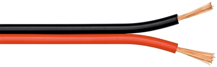 Goobay Højttalerkabel rød;sort CU 50 m rulle, tværsnit 2 x 0,75 mm² i gruppen HJEMMEELEKTRONIK / Kabler og adaptere / Højttalerkabler hos TP E-commerce Nordic AB (C38794)