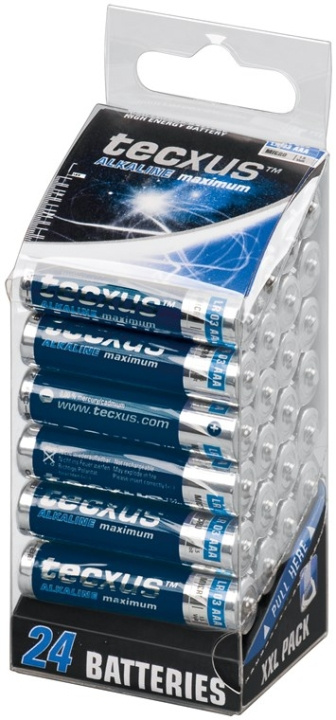 tecxus LR03/AAA (Micro) batteri, 24 stk. XXL Box alkaline mangan batteri, 1,5 V i gruppen HJEMMEELEKTRONIK / Batterier og opladere / Batterier / AAA hos TP E-commerce Nordic AB (C38853)