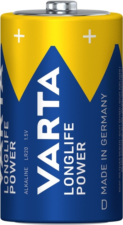 Varta LR20/D (Mono) (4920) batteri, 1 stk. upakket alkaline mangan batteri, 1,5 V i gruppen HJEMMEELEKTRONIK / Batterier og opladere / Batterier / Andet hos TP E-commerce Nordic AB (C38888)