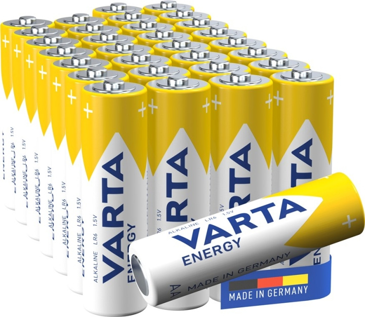 Varta LR6/AA (Mignon) (4106) batteri, 30 stk. i blister alkaline mangan batteri, 1,5 V i gruppen HJEMMEELEKTRONIK / Batterier og opladere / Batterier / AA hos TP E-commerce Nordic AB (C38900)