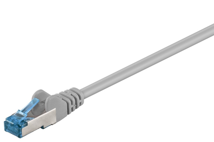 Goobay Netværkskabel CAT 6A, S/FTP (PiMF), grå, 10 m kobberleder (CU), halogenfri kabelkappe (LSZH) i gruppen COMPUTERTILBEHØR / Kabler og adaptere / Netværkskabler / Cat6 hos TP E-commerce Nordic AB (C39705)