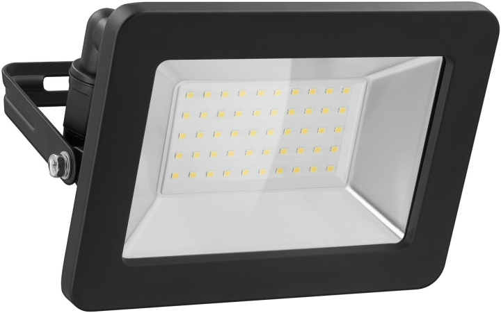 Goobay LED udendørs projektør, 50 W med 4250 lm, neutralt hvidt lys (4000 K) og M16 kabelforskruning, egnet til udendørs brug (IP65) i gruppen HJEM, HUS & HAVE / Elektricitet & Belysning / Udendørs belysning / LED forlygte hos TP E-commerce Nordic AB (C40100)