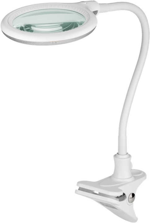 Goobay LED-luplampe med klemme, 6 W, hvid 480 lm, 100 mm glaslinse, 1,75x forstørrelse, 3 dioptrier i gruppen HJEM, HUS & HAVE / Værktøj / Øvrigt værktøjer og tilbehør hos TP E-commerce Nordic AB (C40172)