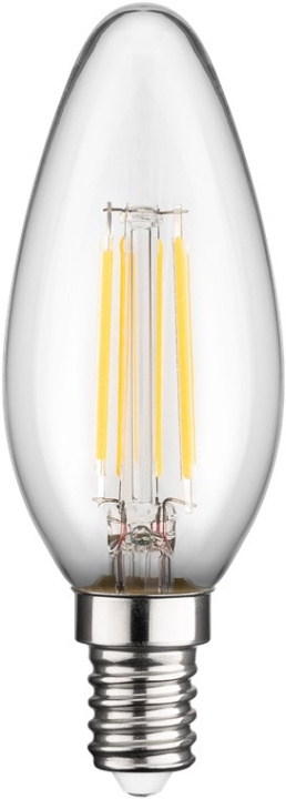 Goobay Filament-LED-kertepære, 4 W sokkel E14, varm hvid, kan ikke dæmpes i gruppen HJEMMEELEKTRONIK / Lys / LED lamper hos TP E-commerce Nordic AB (C40243)