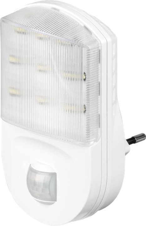 Goobay LED-nattelys med bevægelsesdetektor kold hvid, 120° detektion, 5 m rækkevidde, til indendørs brug (IP20) i gruppen HJEMMEELEKTRONIK / Lys / Natlamper hos TP E-commerce Nordic AB (C40372)