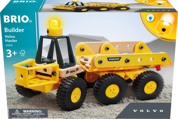 BRIO Builder 34599 - Volvo Dumper i gruppen LEGETØJ, BØRN & BABY / Legetøj / Bygge legesager / Klodser hos TP E-commerce Nordic AB (C40440)