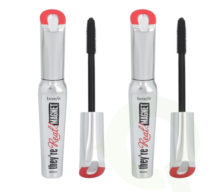 Benefit They\'re Real! Magnet Mascara Duo Set 18 gr 2x9gr - #1 Supercharged Black i gruppen SKØNHED & HELSE / Makeup / Øjne og øjenbryn / Mascara hos TP E-commerce Nordic AB (C40520)