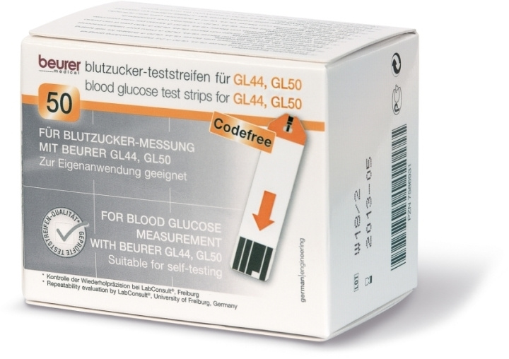 Beurer GL44 -testiliuskat verensokerimittariin i gruppen SKØNHED & HELSE / Helse / Andet hos TP E-commerce Nordic AB (C40862)