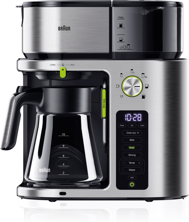 Braun KF9170SI MultiServe -kaffebryggare i gruppen HJEM, HUS & HAVE / Husholdningsapparater / Kaffe og espresso / Kaffemaskiner hos TP E-commerce Nordic AB (C40870)