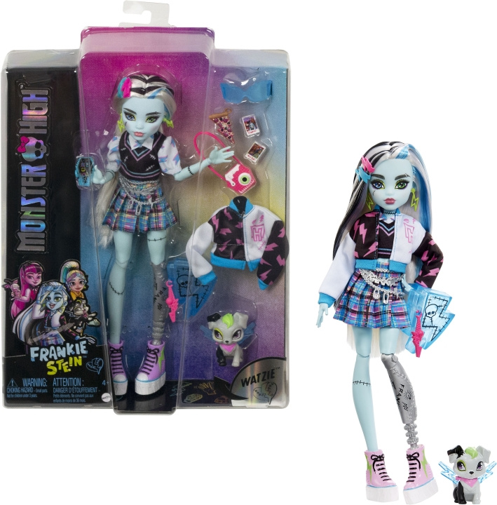 Monster High Core Frankie -muotinukke i gruppen LEGETØJ, BØRN & BABY / Legetøj / Docks og tilbehør hos TP E-commerce Nordic AB (C40934)