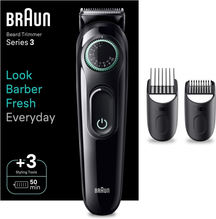 Braun Series 3 BT3411 -partatrimmeri i gruppen SKØNHED & HELSE / Hår og styling / Barbering og trimning / Barbermaskiner og tilbehør hos TP E-commerce Nordic AB (C40950)