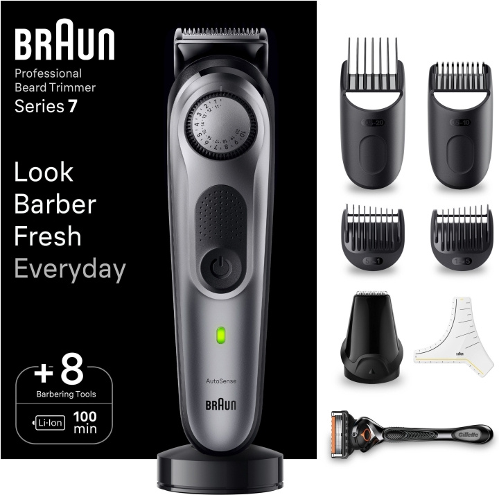 Braun Series 7 BT7420 -partatrimmeri i gruppen SKØNHED & HELSE / Hår og styling / Barbering og trimning / Barbermaskiner og tilbehør hos TP E-commerce Nordic AB (C40952)