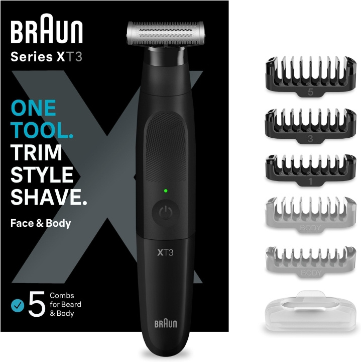 Braun Series X XT3200 -partatrimmeri i gruppen SKØNHED & HELSE / Hår og styling / Barbering og trimning / Barbermaskiner og tilbehør hos TP E-commerce Nordic AB (C40955)
