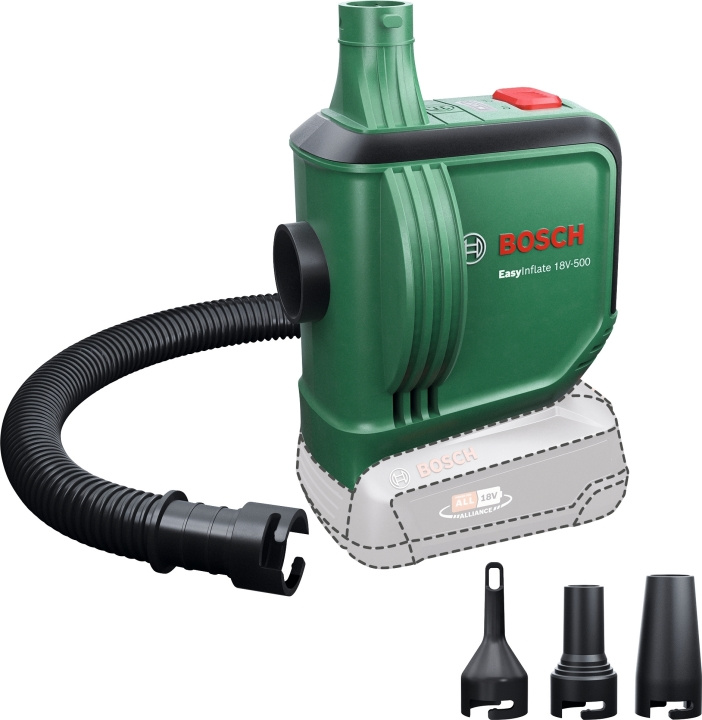 Bosch Power Tools Bosch EasyInflate 18V-500 akkupumppu, solo i gruppen HJEM, HUS & HAVE / Værktøj / Øvrigt elværktøj hos TP E-commerce Nordic AB (C40965)
