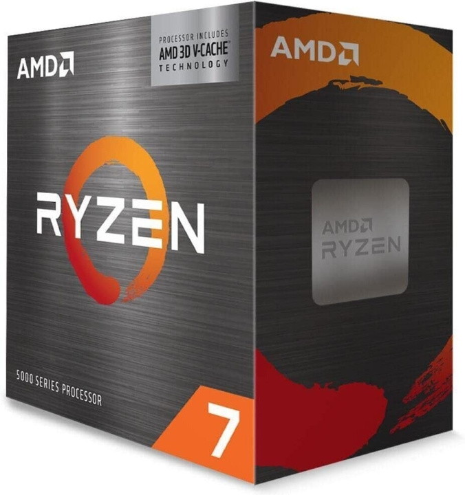 AMD Ryzen 7 5800X3D -prosessori AM4 -kantaan i gruppen COMPUTERTILBEHØR / Computerkomponenter / Processorer hos TP E-commerce Nordic AB (C41064)