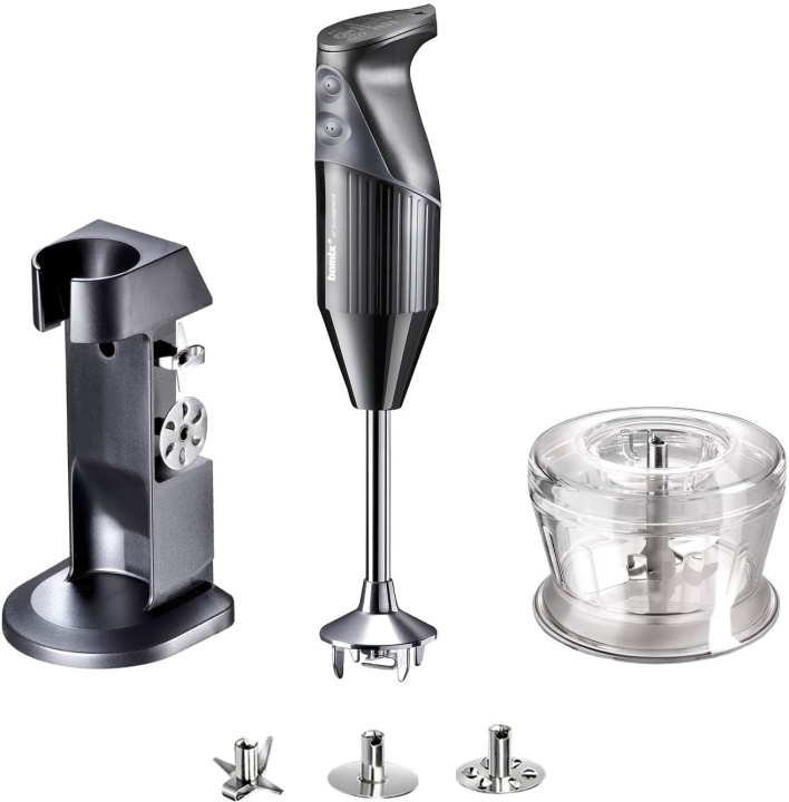 Bamix DeLuxe M200 –sauvasekoitin, musta i gruppen HJEM, HUS & HAVE / Husholdningsapparater / Foodprocessor og køkkenassistenter / Stavblender hos TP E-commerce Nordic AB (C41069)