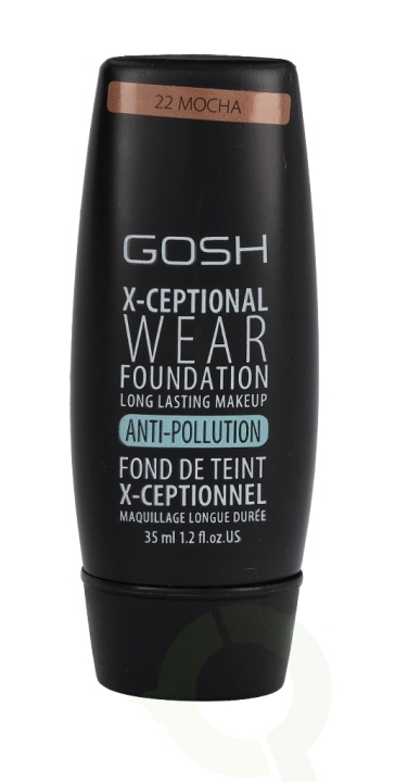 Gosh X-Ceptional Wear Foundation Long Lasting Makeup 35 ml 22 Mocha i gruppen SKØNHED & HELSE / Makeup / Makeup ansigt / Foundation hos TP E-commerce Nordic AB (C41474)
