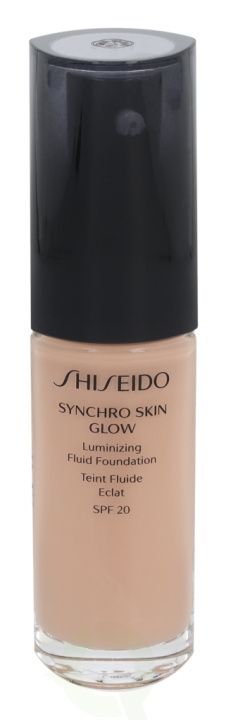 Shiseido Synchro Skin Glow Luminizing Foundation SPF20 30 ml #03 Rose i gruppen SKØNHED & HELSE / Makeup / Makeup ansigt / Foundation hos TP E-commerce Nordic AB (C41780)