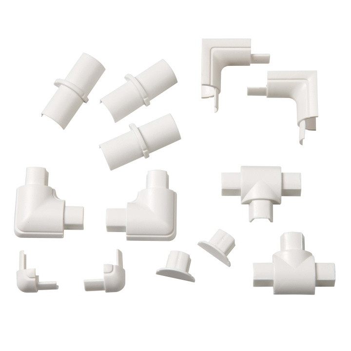 D-LINE Adapter Kit 16x8mm Vit i gruppen HJEMMEELEKTRONIK / Kabler og adaptere / Kabelhåndtering hos TP E-commerce Nordic AB (C41955)