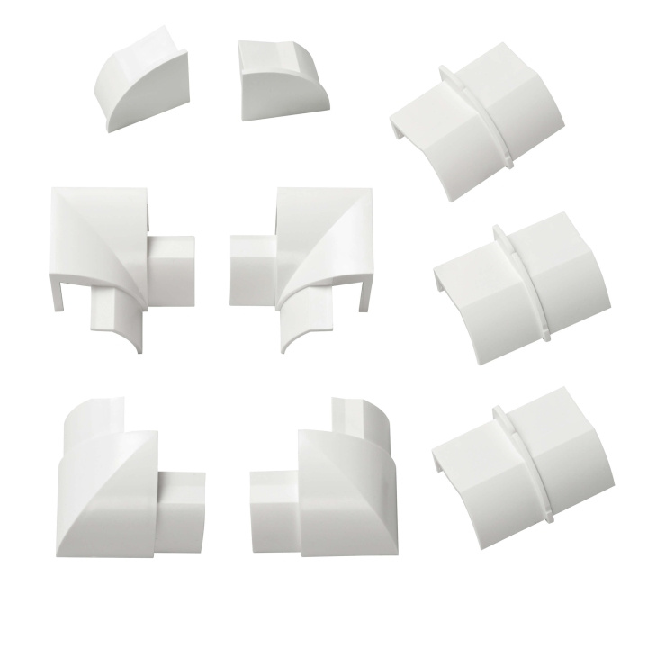 D-LINE Adapter Kit 22x22mm Vit i gruppen HJEMMEELEKTRONIK / Kabler og adaptere / Kabelhåndtering hos TP E-commerce Nordic AB (C41959)