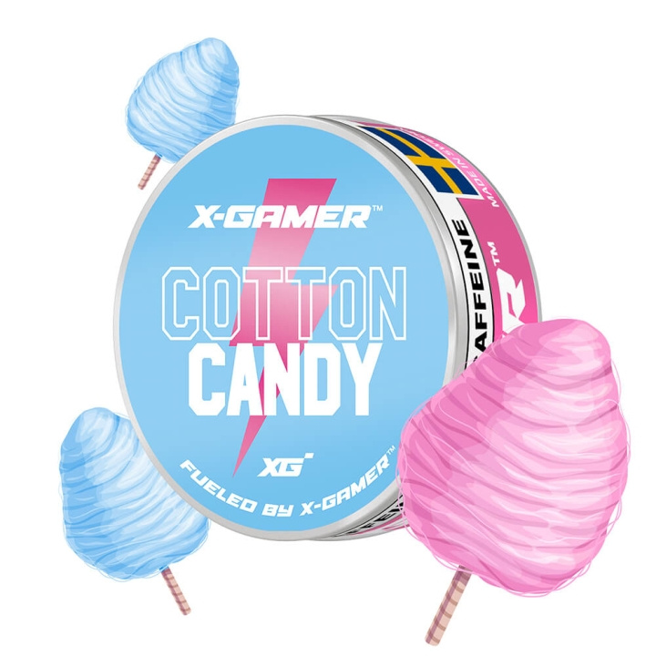 X-GAMER Pouch Energy Cotton Candy i gruppen COMPUTERTILBEHØR / GAMING / Energidrikke for gamere hos TP E-commerce Nordic AB (C42000)