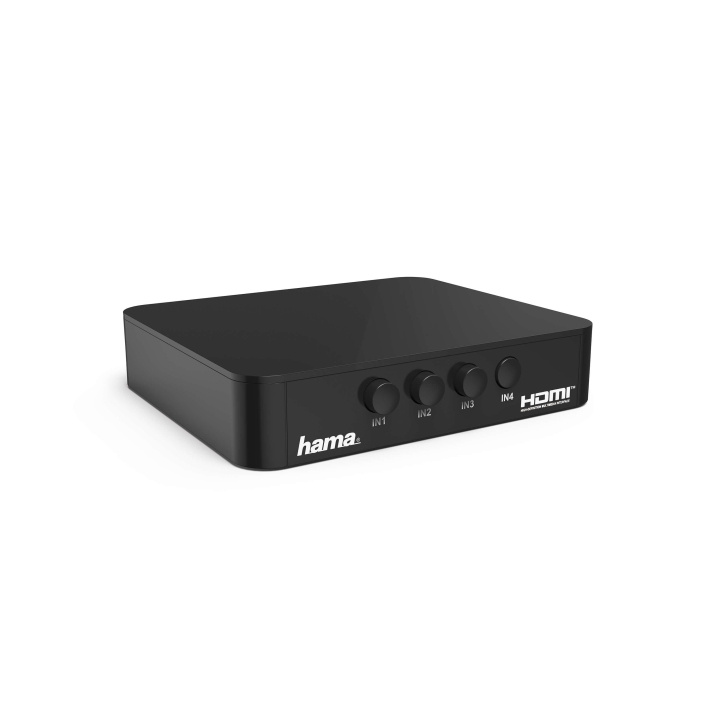 Hama HDMI Switch 4x1 G-410 i gruppen HJEMMEELEKTRONIK / Kabler og adaptere / HDMI / Adaptere hos TP E-commerce Nordic AB (C42057)