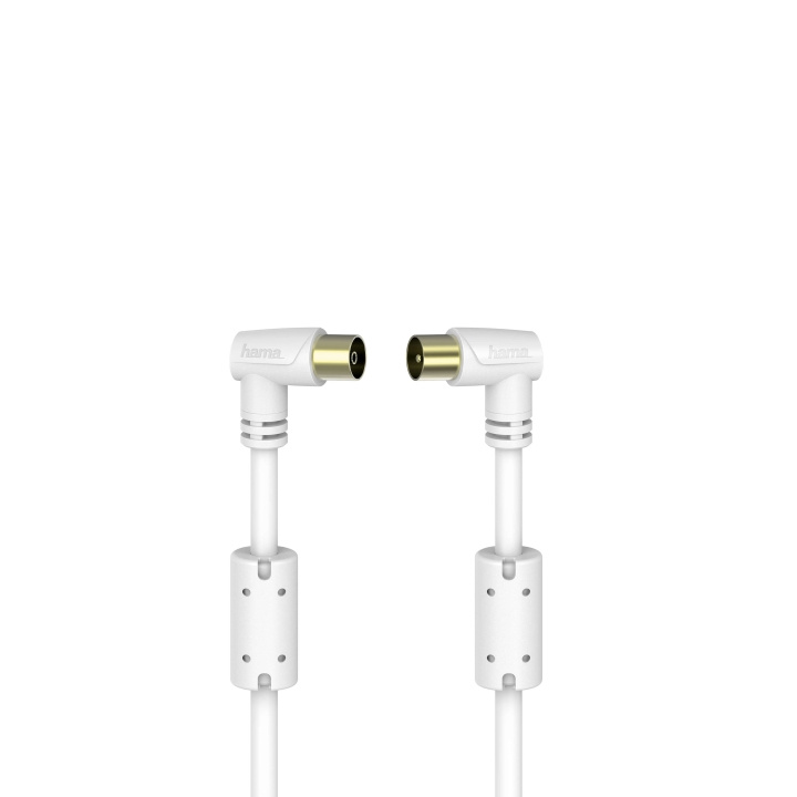 Hama Antennekabel 95dB Ferrit 90° 3,0m Hvid YouSee Ready TL i gruppen HJEMMEELEKTRONIK / Kabler og adaptere / Antennekabler og tilbehør / Antenne kabler hos TP E-commerce Nordic AB (C42079)