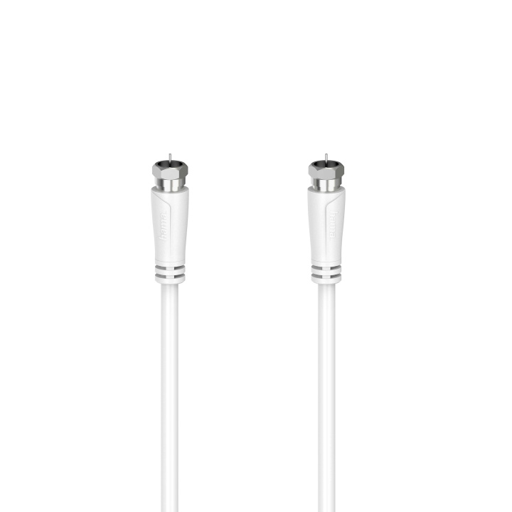 Hama Antennekabel SAT 90dB F-stik 3,0m Hvid ST i gruppen HJEMMEELEKTRONIK / Kabler og adaptere / Antennekabler og tilbehør / Antenne kabler hos TP E-commerce Nordic AB (C42088)