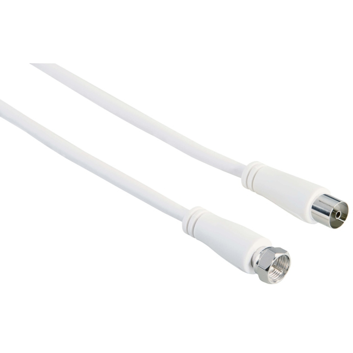 Hama Kabel Antenn SAT 90dB F-Plug-Coax Hona Vit 3m i gruppen HJEMMEELEKTRONIK / Kabler og adaptere / Antennekabler og tilbehør / Antenne kabler hos TP E-commerce Nordic AB (C42089)