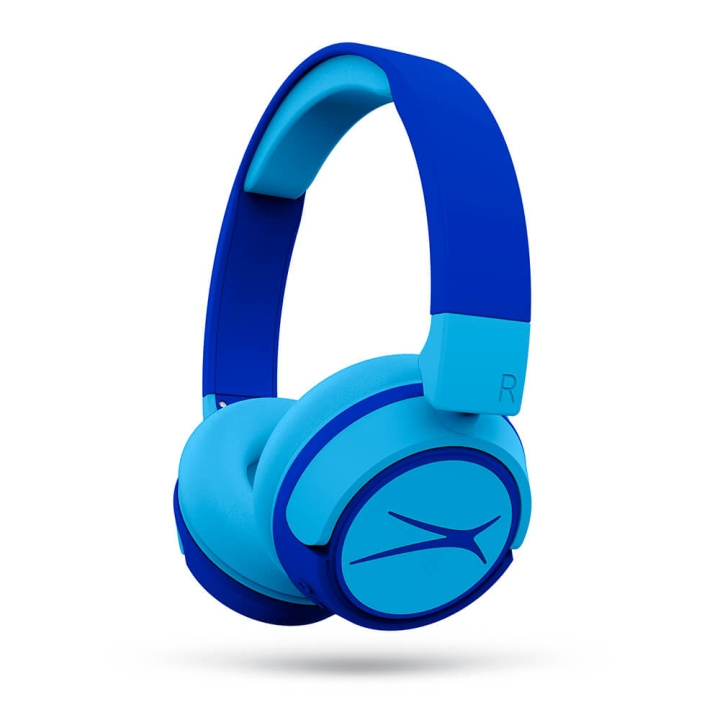 Altec Lansing Høretelefoner Kids Trådløs 2i1 On-Ear Blå i gruppen HJEMMEELEKTRONIK / Lyd & billede / Hovedtelefoner & Tilbehør / Hovedtelefoner hos TP E-commerce Nordic AB (C42093)