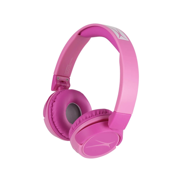 ALTEC LANSING Høretelefoner Kids Trådløs 2i1 On-Ear Lyserød i gruppen HJEMMEELEKTRONIK / Lyd & billede / Hovedtelefoner & Tilbehør / Hovedtelefoner hos TP E-commerce Nordic AB (C42094)