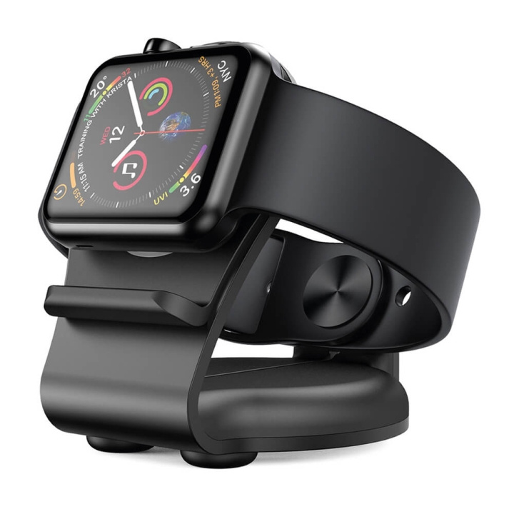 desire2 Ladestander Restore til Apple Watch Sort i gruppen SMARTPHONES & TABLETS / Træning, hjem og fritid / Apple Watch & Tilbehør / Tilbehør hos TP E-commerce Nordic AB (C42096)