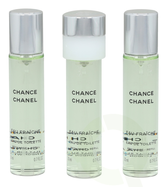 Chanel Chance Eau Fraiche Giftset 60 ml, 3x Edt Spray Refill 20Ml - Twist and Spray i gruppen SKØNHED & HELSE / Gaveæske / Gaveæske til ham hos TP E-commerce Nordic AB (C42430)