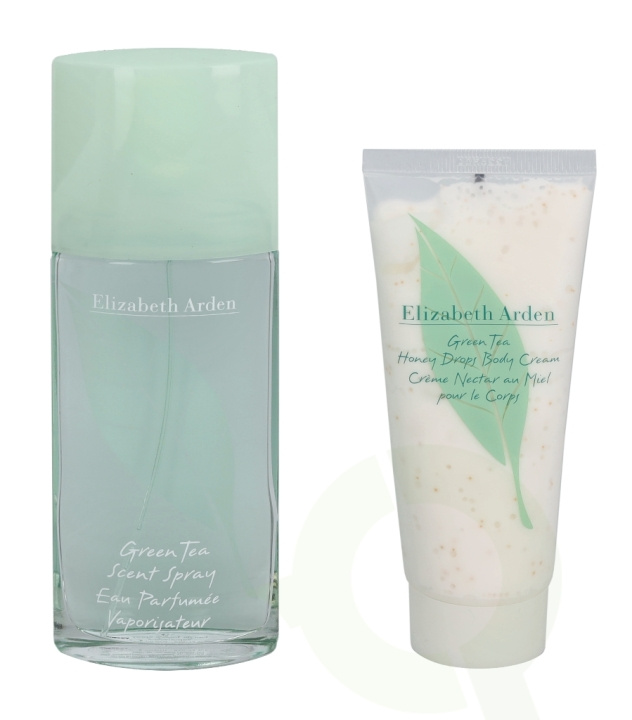 Elizabeth Arden E.Arden Green Tea Giftset 200 ml, Edp Spray 100ml/Body Cream 100ml i gruppen SKØNHED & HELSE / Gaveæske / Gaveæske til hende hos TP E-commerce Nordic AB (C42462)