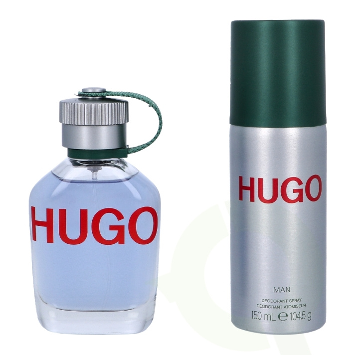 Hugo Boss Hugo Man Giftset 225 ml Edt Spray 75ml/Deodorant Spray 150ml i gruppen SKØNHED & HELSE / Gaveæske / Gaveæske til ham hos TP E-commerce Nordic AB (C42479)