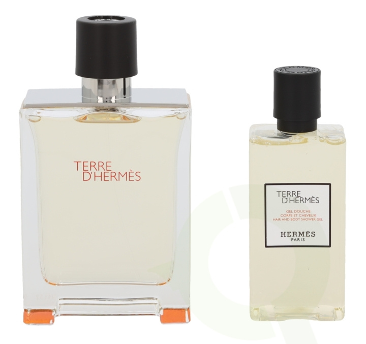 Hermes Terre D\'Hermes Giftset 180 ml Edt Spray 100ml/Hair & Body Shower Gel 80ml i gruppen SKØNHED & HELSE / Gaveæske / Gaveæske til ham hos TP E-commerce Nordic AB (C42487)