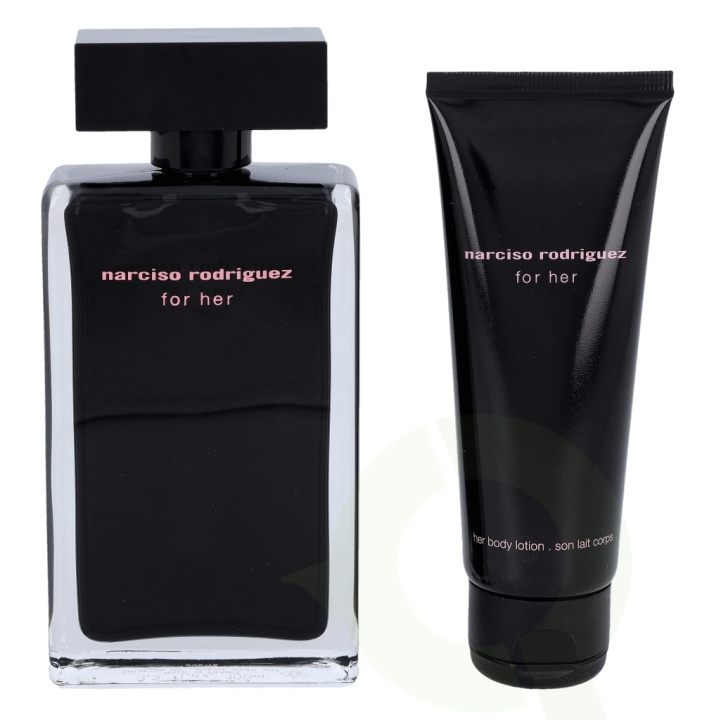 Narciso Rodriguez For Her Giftset 175 ml, Edt Spray 100ml/Body Lotion 75ml/Travel Retail i gruppen SKØNHED & HELSE / Gaveæske / Gaveæske til hende hos TP E-commerce Nordic AB (C42516)
