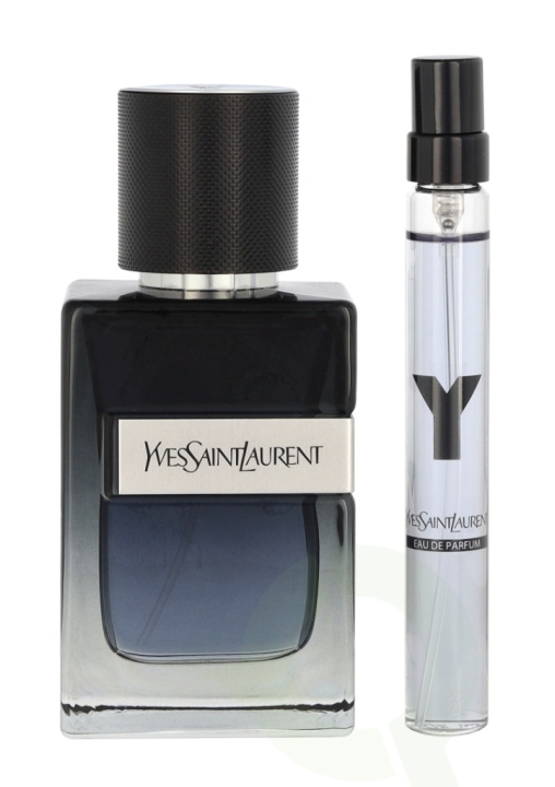 Yves Saint Laurent YSL Y For Men Giftset 70 ml, Edp Spray 60ml/Edp 10ml i gruppen SKØNHED & HELSE / Gaveæske / Gaveæske til ham hos TP E-commerce Nordic AB (C42537)