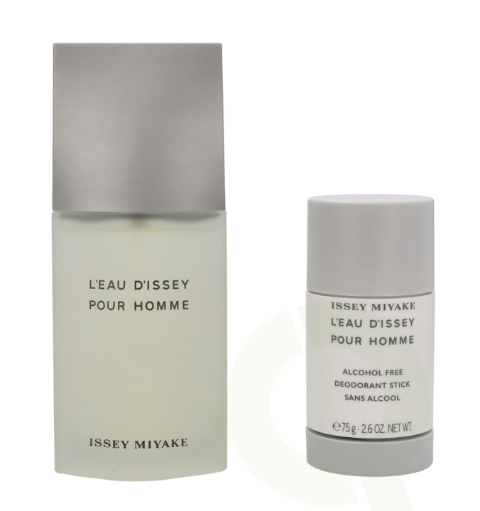 Issey Miyake L\'Eau D\'Issey Pour Homme Giftset 150 ml Edt Spray 75ml/Deostick 75ml i gruppen SKØNHED & HELSE / Gaveæske / Gaveæske til ham hos TP E-commerce Nordic AB (C42582)