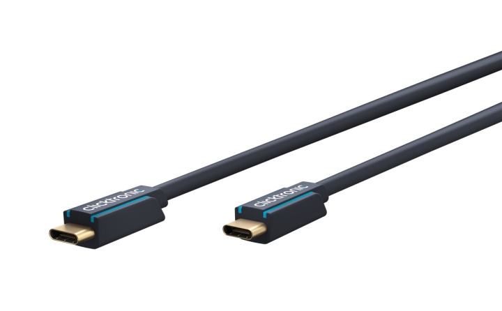 ClickTronic USB-C™ 3.2 Gen 1-kabel Premiumkabel | USB-C™-kontakt USB-C™-kontakt | 1,0 m | 5 Gbit/s i gruppen COMPUTERTILBEHØR / Kabler og adaptere / USB / USB-C hos TP E-commerce Nordic AB (C42677)