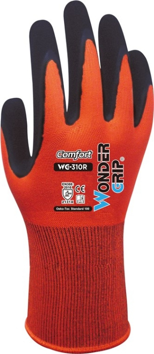 Wonder Grip WG-310R Have- og landskabsarkitektur, Byggeplads, Landbrug, Affaldsindustri, Logistik og transport, XL/10 i gruppen HJEM, HUS & HAVE / Værktøj / Arbejdshandsker hos TP E-commerce Nordic AB (C42803)