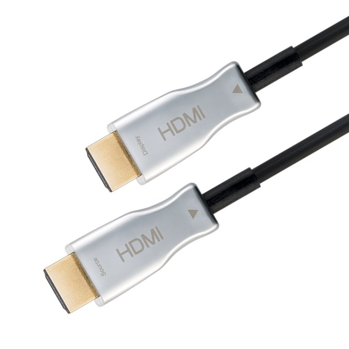 Goobay Optisk hybrid HDMI™-højhastigheds-HDMI™-kabel med Ethernet (AOC) Højhastighedskabel, 4K @ 60 Hz, til lange transmissionsafstande, 100 m i gruppen HJEMMEELEKTRONIK / Kabler og adaptere / HDMI / Kabler hos TP E-commerce Nordic AB (C42976)