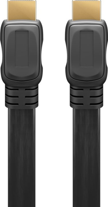Goobay Højhastigheds HDMI™-kabel Slim med Ethernet HDMI™ stik (type A) > HDMI™-hanstik (type A), 1 m i gruppen HJEMMEELEKTRONIK / Kabler og adaptere / HDMI / Kabler hos TP E-commerce Nordic AB (C43080)