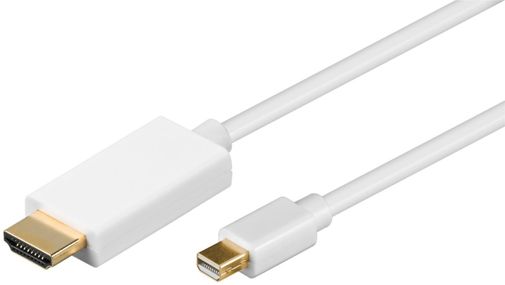 Goobay Mini DisplayPort™/HDMI™-adapterkabel, forgyldt Mini DisplayPort stik > HDMI™ stik (type A), 1 m i gruppen COMPUTERTILBEHØR / Kabler og adaptere / DisplayPort / Kabler hos TP E-commerce Nordic AB (C43130)