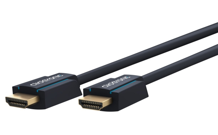 ClickTronic Höghastighets HDMI™-kabel med Ethernet Premiumkabel | 1x HDMI™-kontakt 1x HDMI™-kontakt | 10,0 m | UHD 4K @ 60 Hz i gruppen HJEMMEELEKTRONIK / Kabler og adaptere / HDMI / Kabler hos TP E-commerce Nordic AB (C43338)